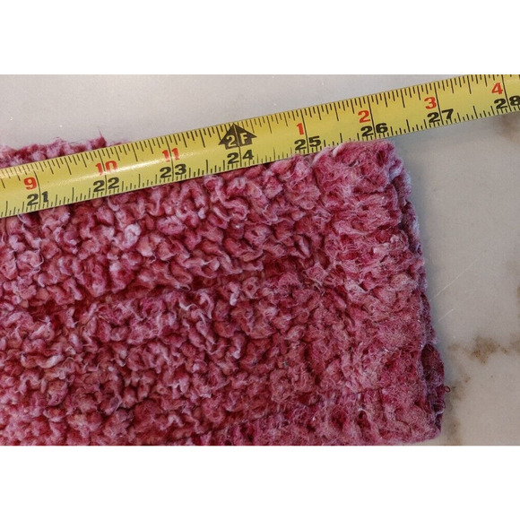 True Grit Frosty Tipped Fuchsia 1/4 Zip Fleece Pullover, Large - Picture 8 of 8